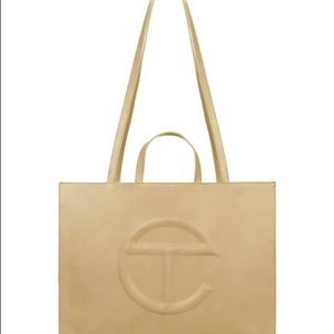 NWT Large Telfar Shopping Bag in Cream
